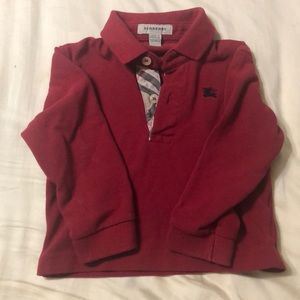 Burberry boys long sleeve